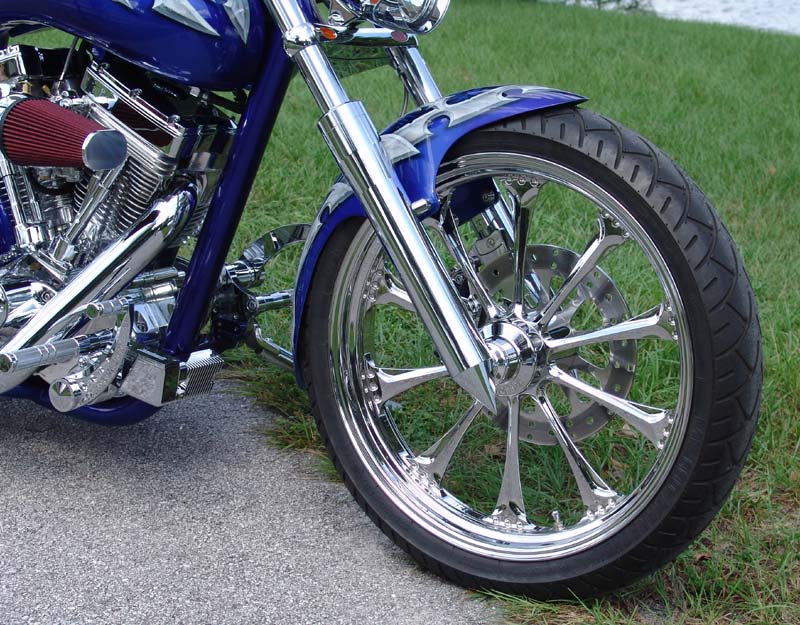 Chopper City USA Custom 300mm Softail Hybrid Motorcycle by Dave Welch